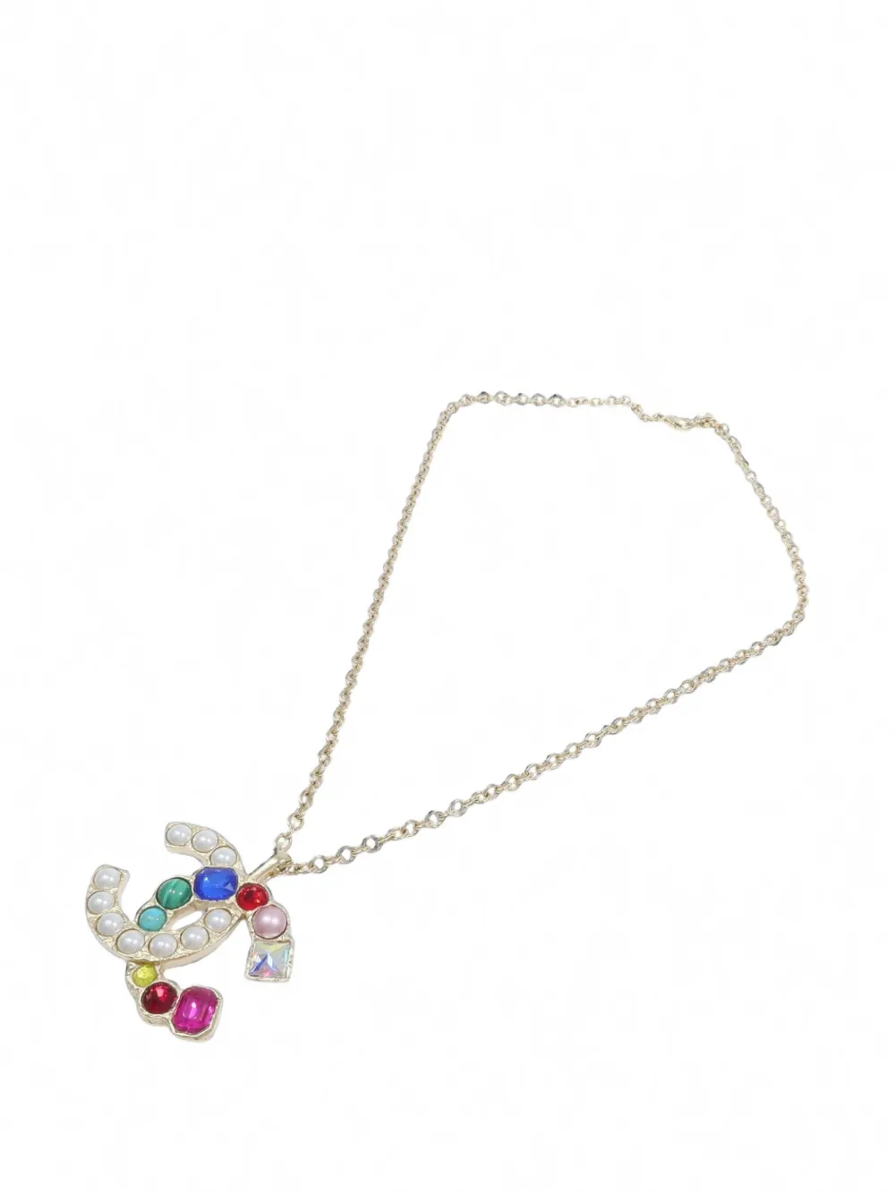 CHANEL Pre-Owned CC pendant necklace - Oro
