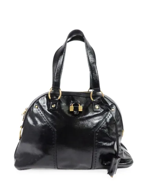 Saint Laurent Pre-Owned Muse patent-leather shoulder bag