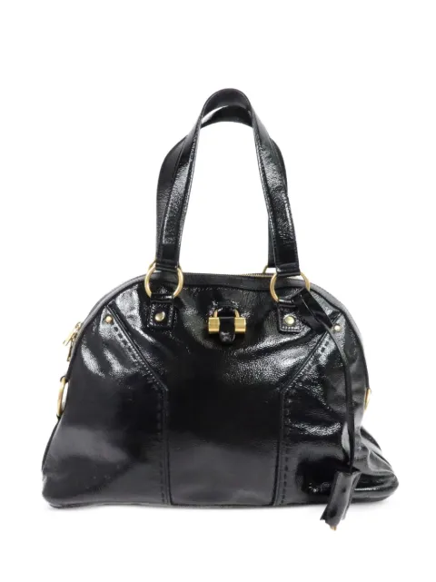 Saint Laurent Pre-Owned Muse patent-leather shoulder bag