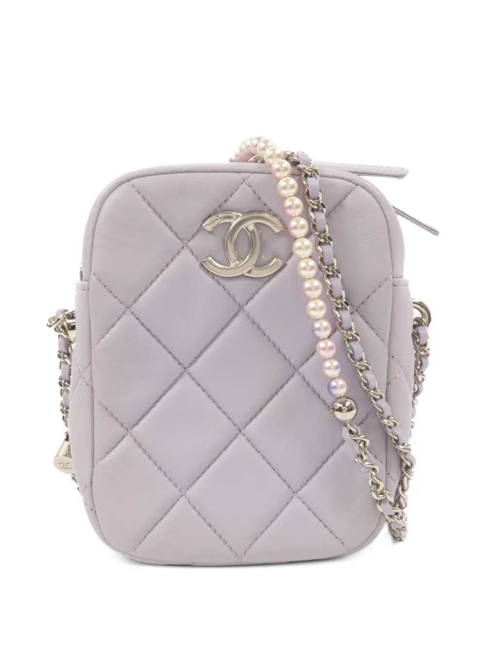 CHANEL Pre-Owned quilted CC shoulder bag - Viola