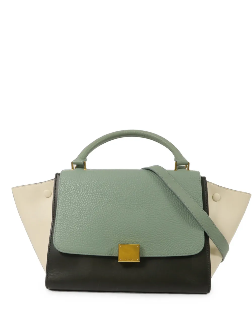 Celine Pre-Owned Trapeze tote bag - Verde