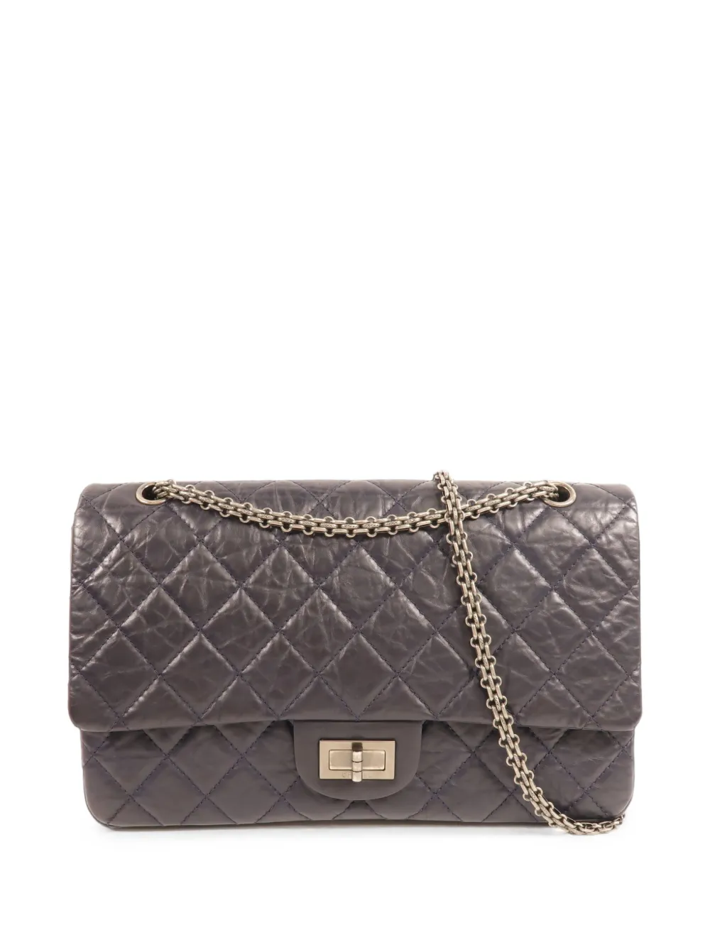 CHANEL Pre-Owned large 2.55 shoulder bag - Blu