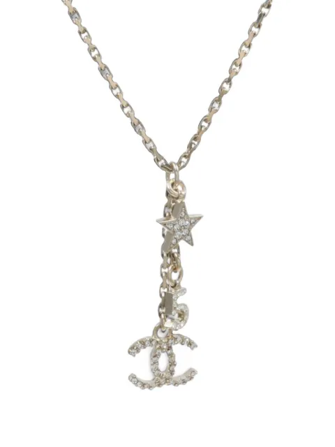 CHANEL Pre-Owned CC No.5 star necklace