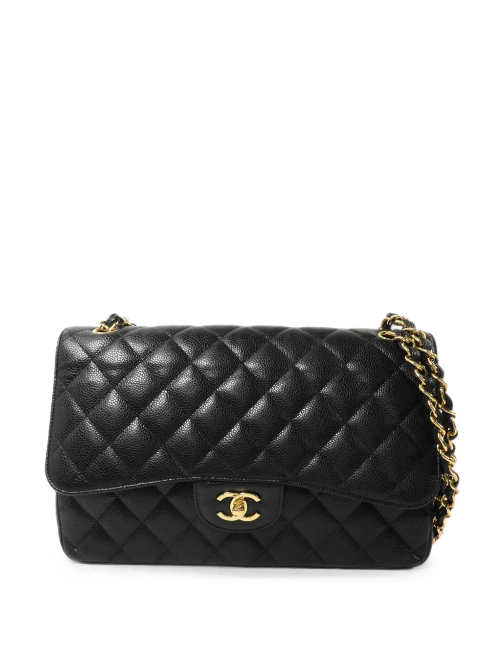 CHANEL Pre-Owned large CC turn-lock Classic Chain shoulder bag - Nero