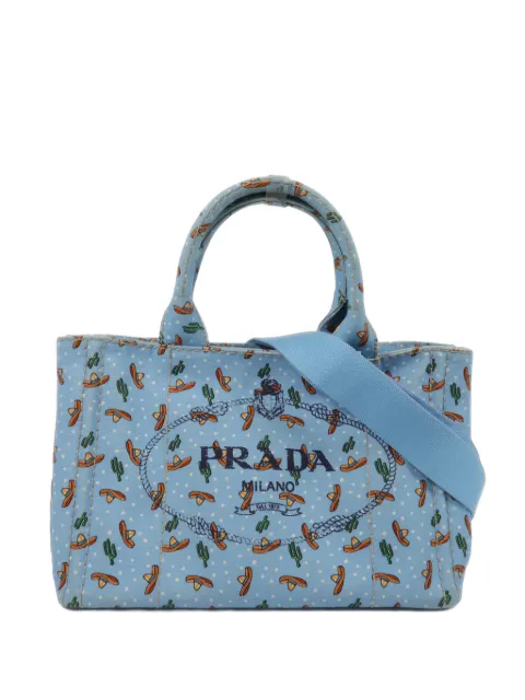 Prada Pre-Owned Canapa printed tote bag