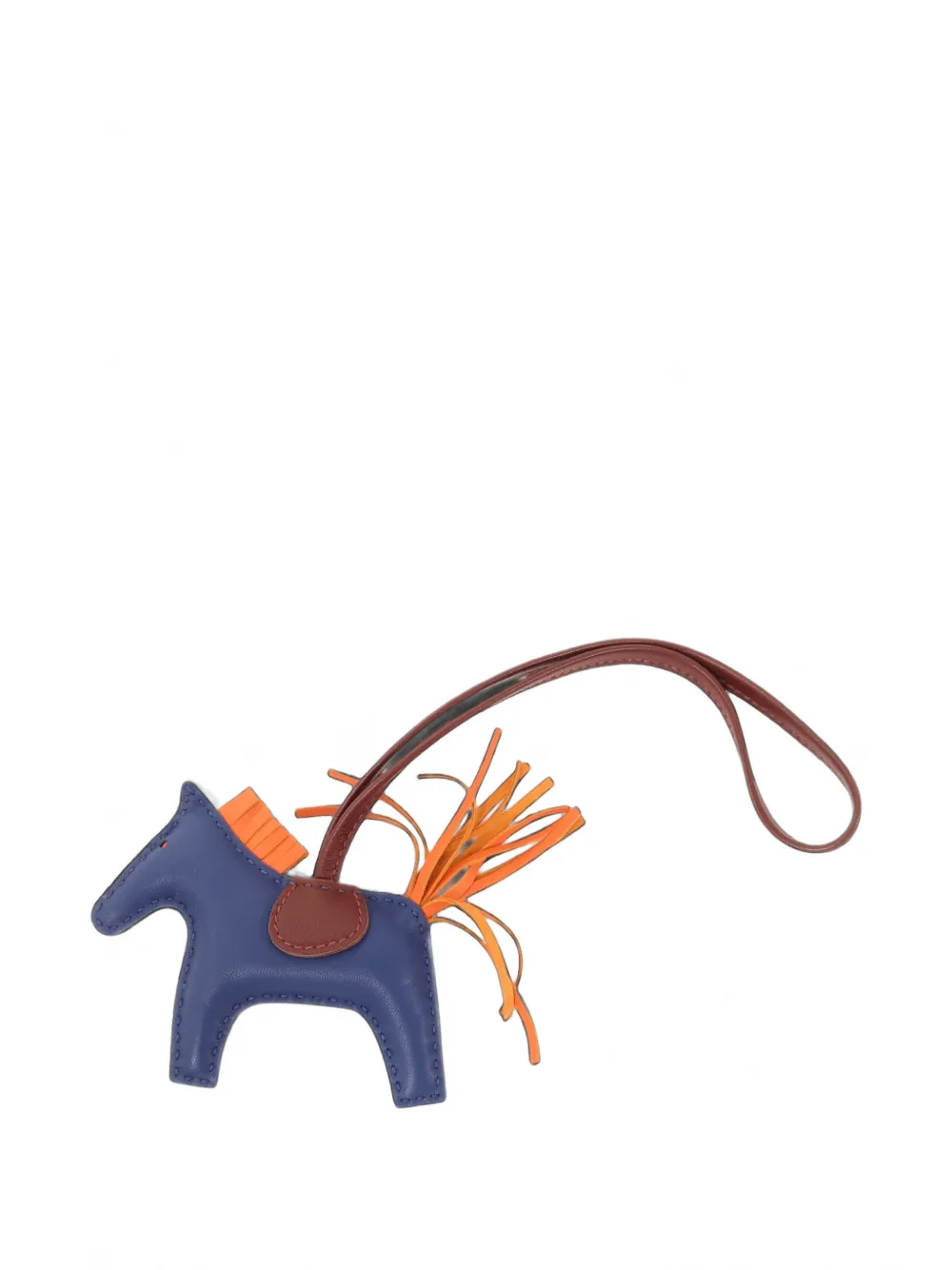 Hermès Pre-Owned PM Rodeo Milo bag charm - Blu