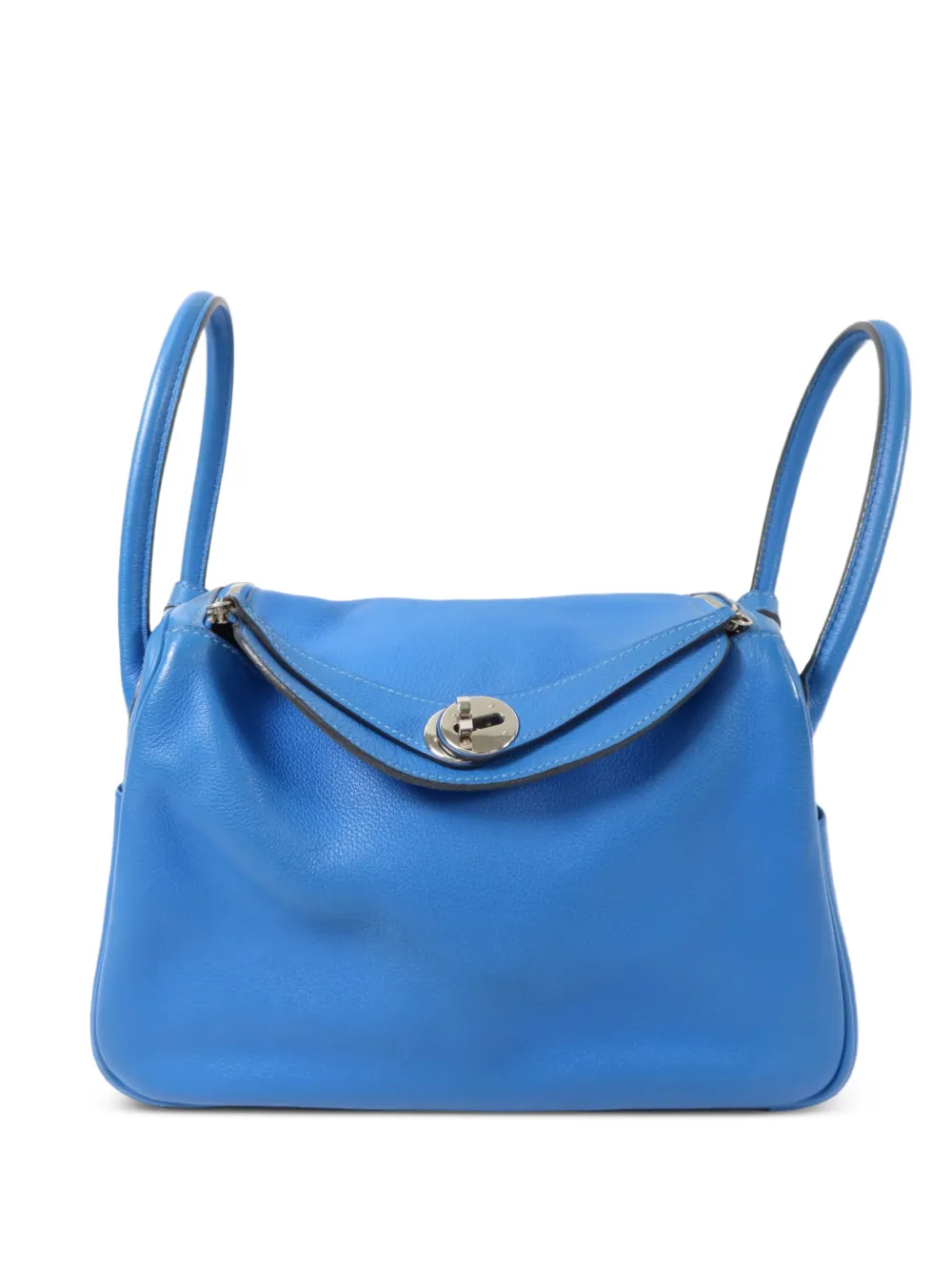 Hermès Pre-Owned 2016 26 Lindy leather tote bag - Blue