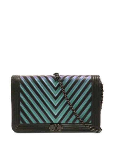 CHANEL Pre-Owned Boy chevron shoulder bag