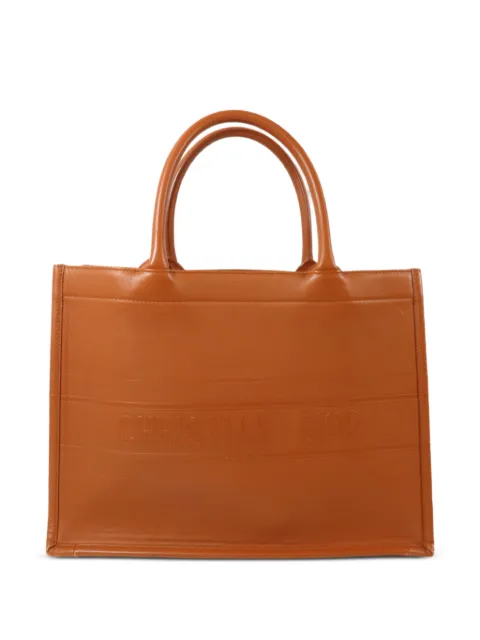 Christian Dior Pre-Owned bolso shopper Book Tote pequeño con logo en relieve