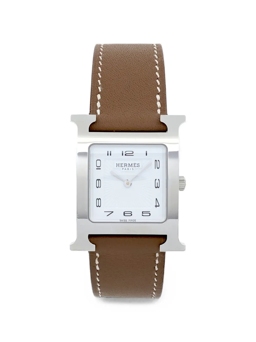 Hermès Pre-Owned Heure H 35mm watch - Bianco