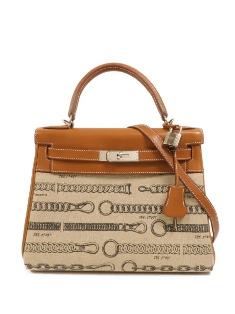 Hermès Pre-Owned 2018 28 Kelly De Camp Dechainee tote bag