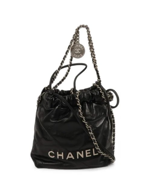 CHANEL Pre-Owned bolsa bucket 22 mini