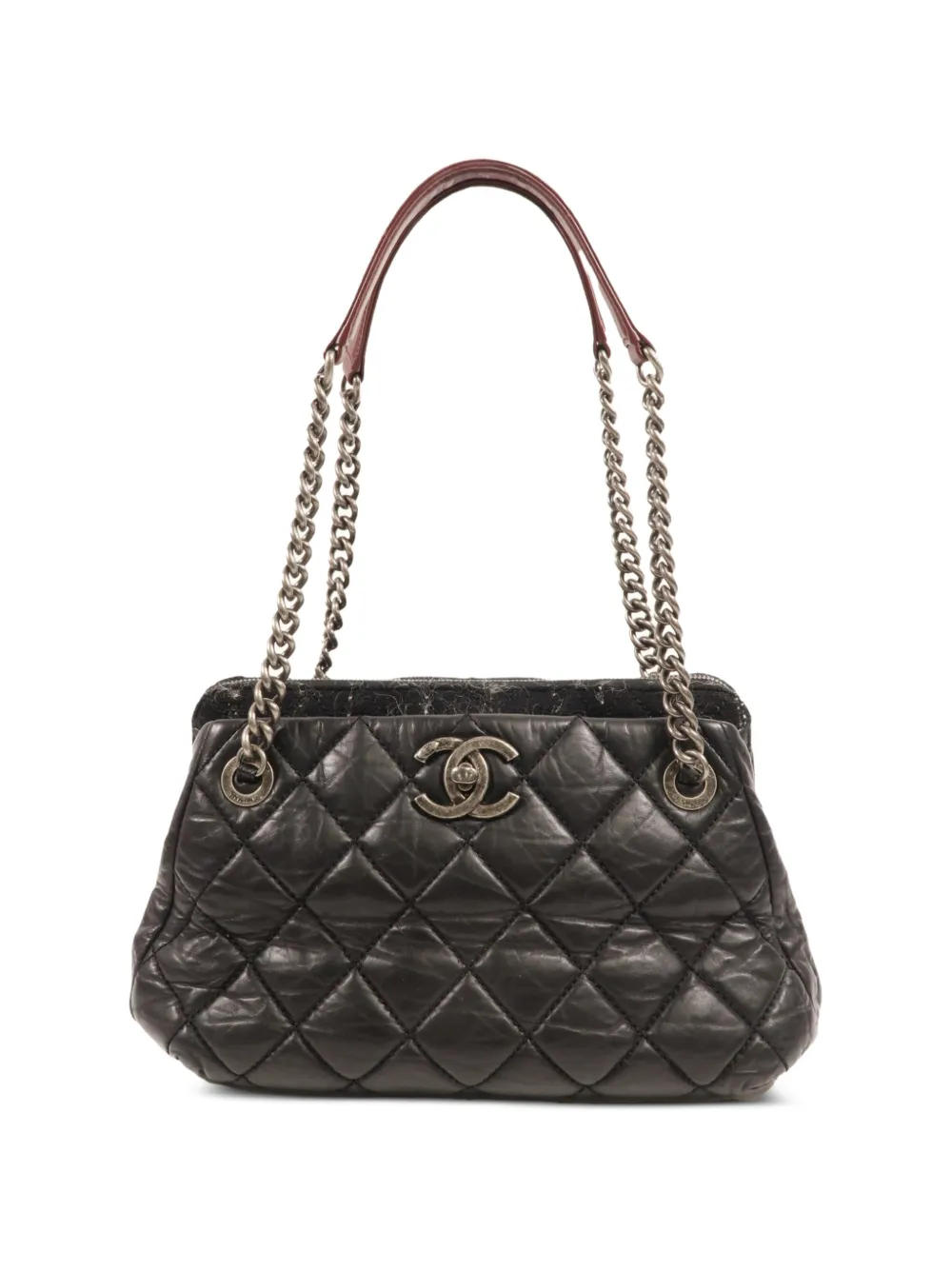CHANEL Pre-Owned quilted CC shoulder bag - Black