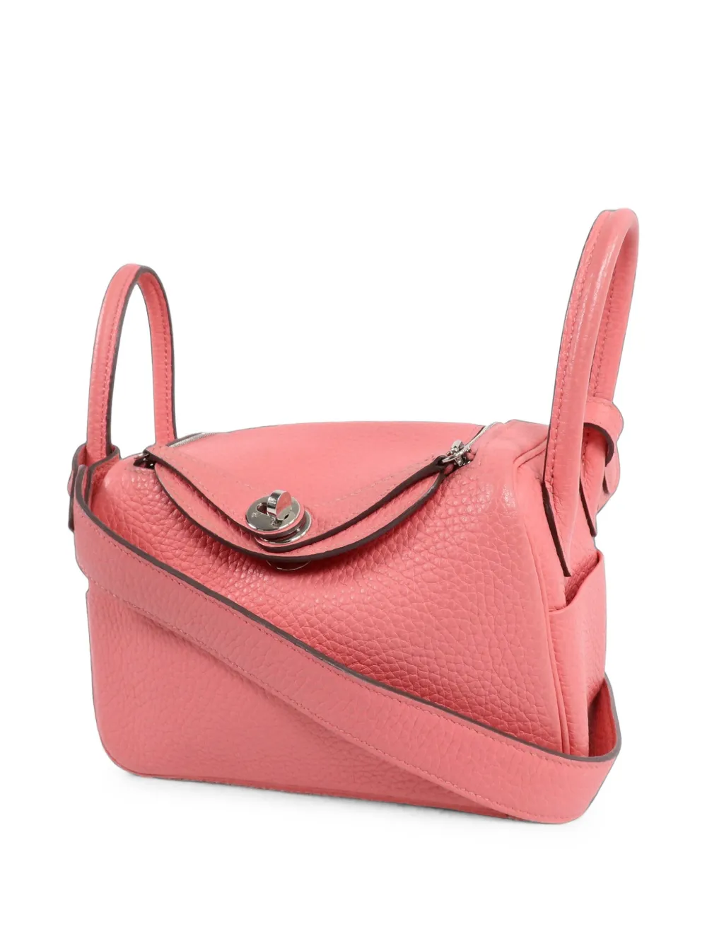 Hermès Pre-Owned Lindy mini-schoudertas Roze