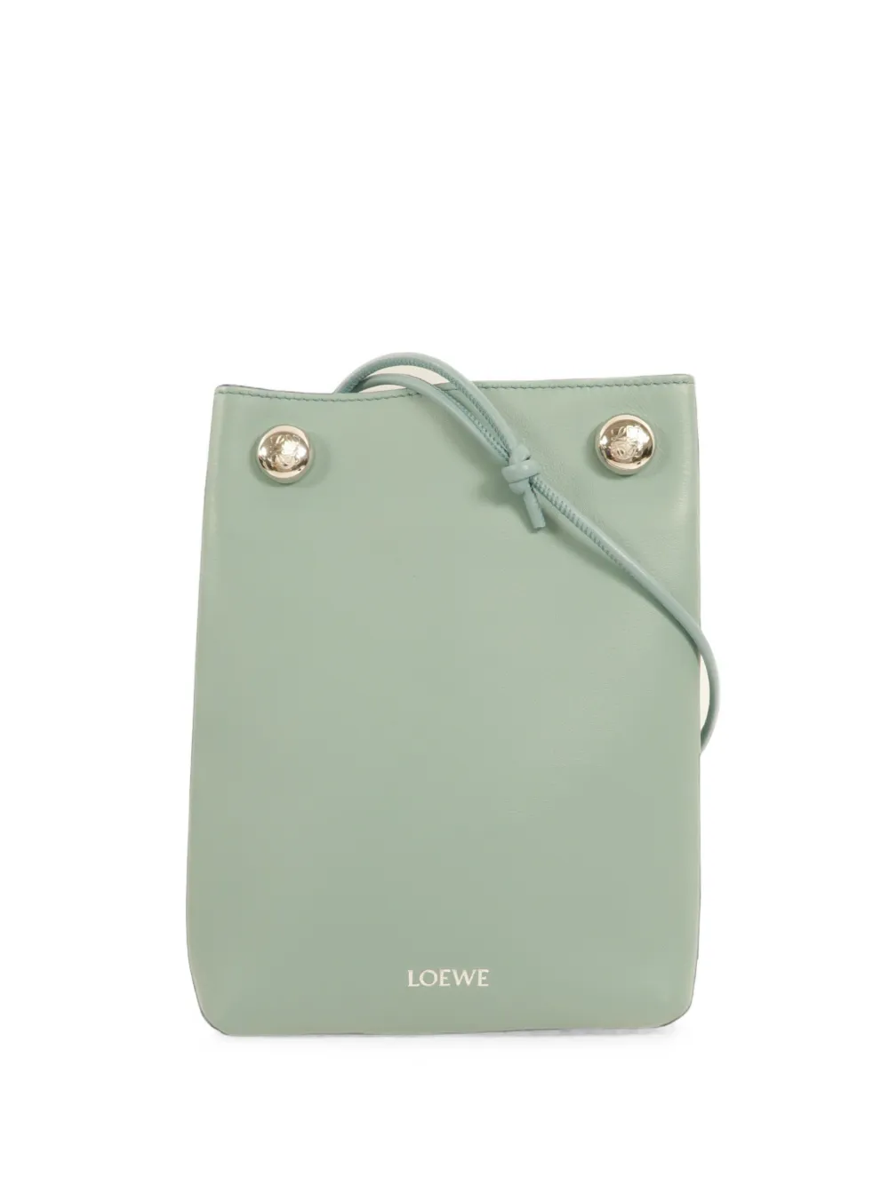 Loewe Pre-Owned Pebble Pouch shoulder bag - Verde