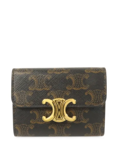 Celine Pre-Owned Triomphe canvas wallet