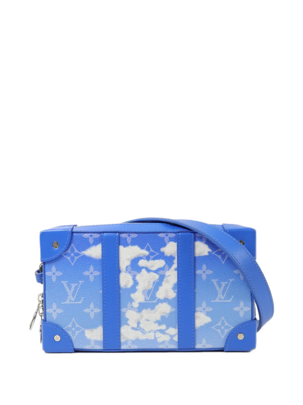 Louis Vuitton Pre-Owned Soft Trunk Monogram Clouds two-way clutch bag - Blu