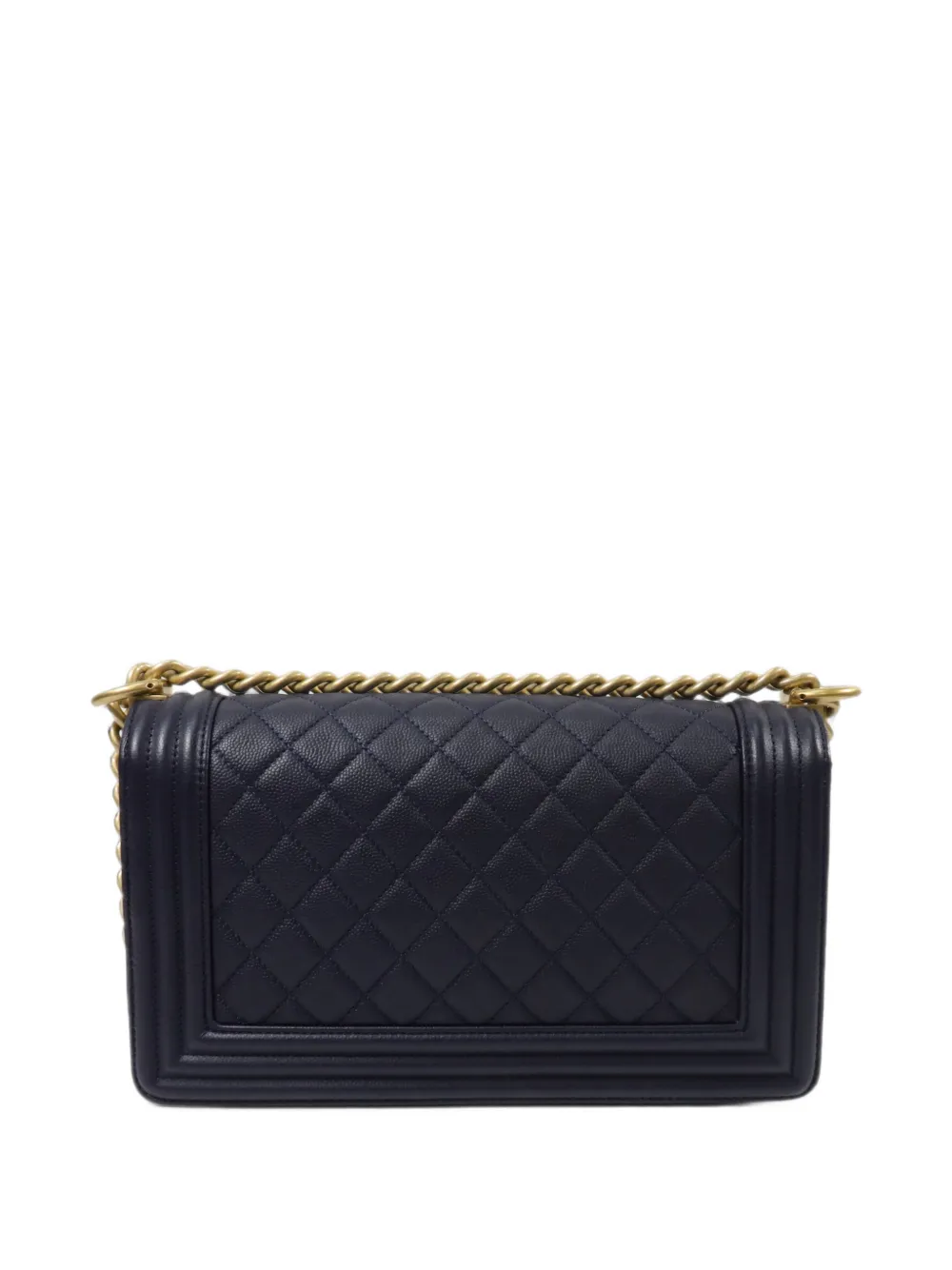 CHANEL Pre-Owned Boy gewatteerde schoudertas Blauw