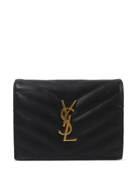Saint Laurent Pre-Owned quilted logo wallet