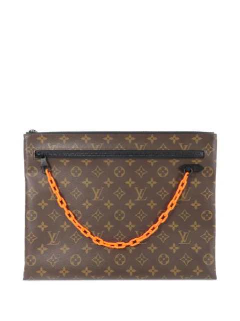 Louis Vuitton Pre-Owned Solar Ray A4 chain clutch bag
