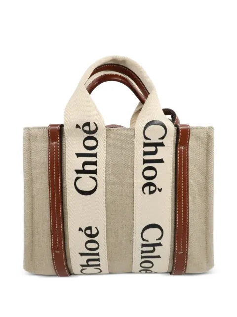 Chloé Vintage tote Woody pequeña