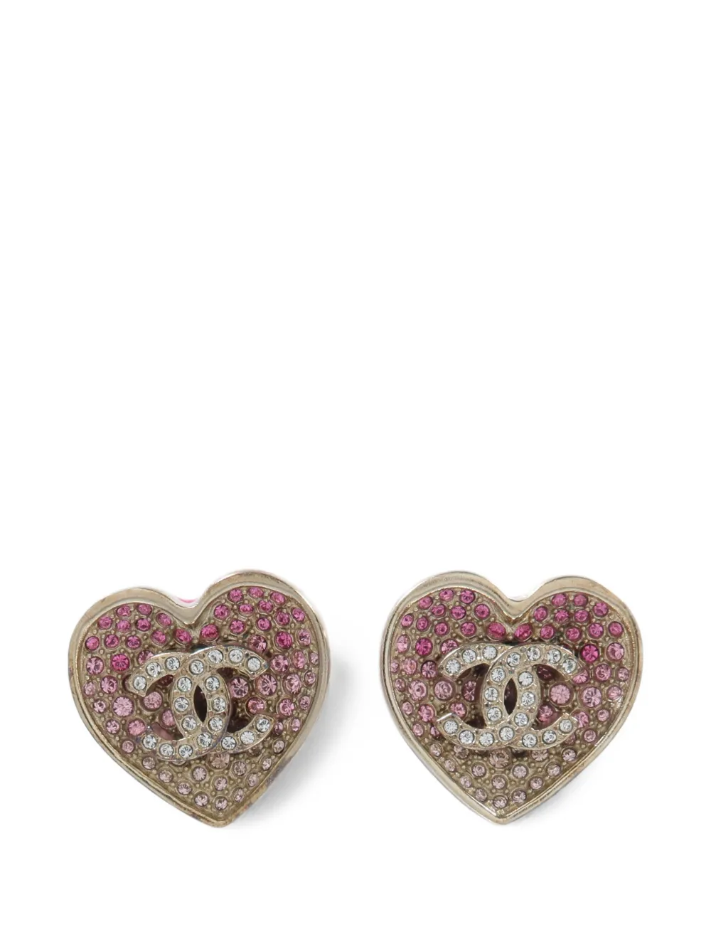 CHANEL Pre-Owned boucles d'oreille à logo