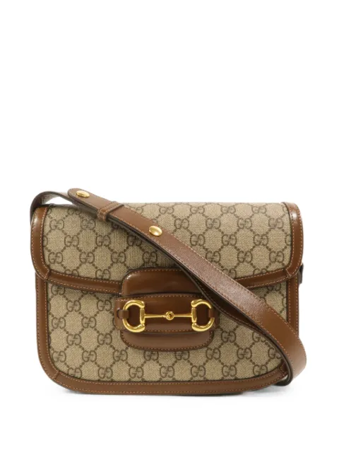Gucci Pre-Owned 1955 medium GG Horsebit Supreme shoulder bag