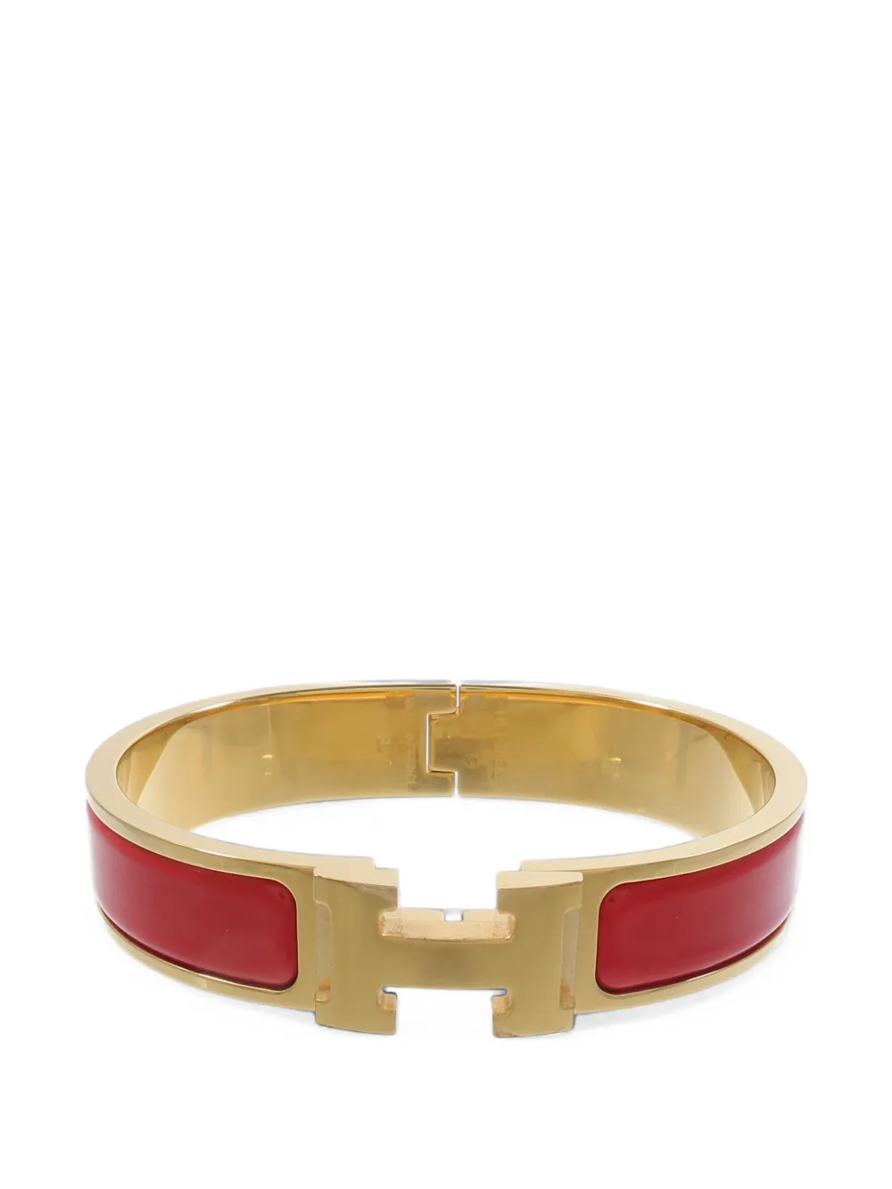 Hermès Pre-Owned 2013 Clic H enamel bracelet - Oro