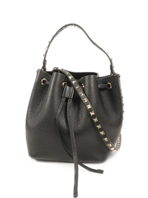 Valentino Garavani Pre-Owned Rockstud leather bucket bag