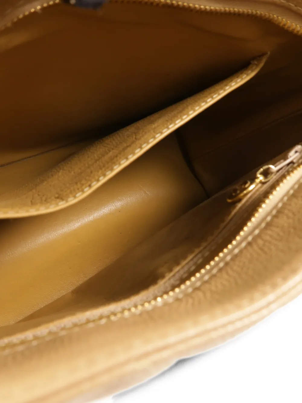 CHANEL Pre-Owned CC Medallion leren shopper Beige