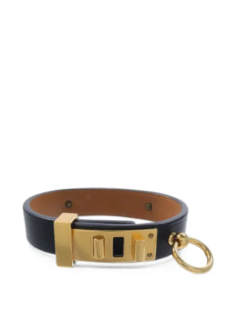 Hermès Pre-Owned 2019 mini Dog leather bracelet