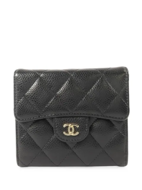 CHANEL Pre-Owned quilted CC flap wallet