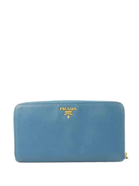 Prada Pre-Owned Saffiano leather long wallet