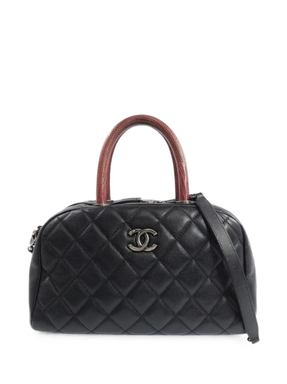 CHANEL Pre-Owned Bowling quilted tote bag - Nero