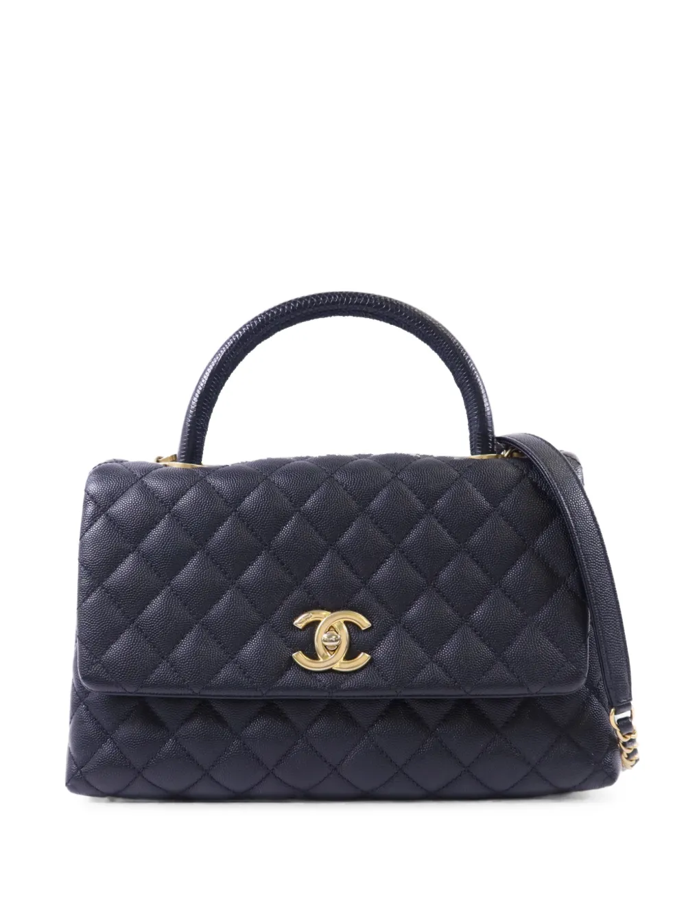 CHANEL Pre-Owned medium Coco Handle quilted handbag - Nero