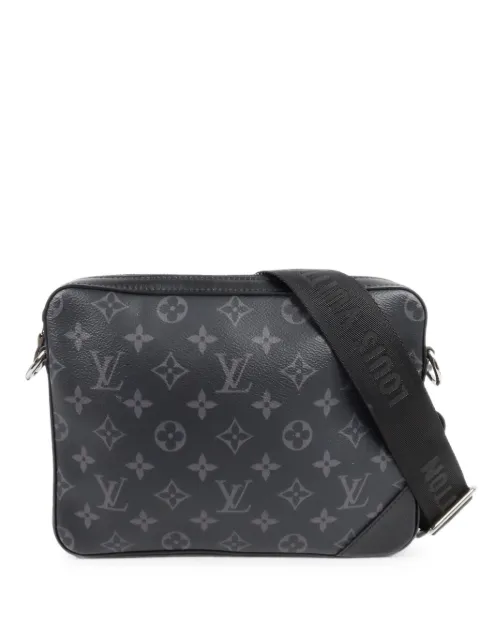 Louis Vuitton Pre-Owned Trio Messenger Monogram Eclipse clutch bag
