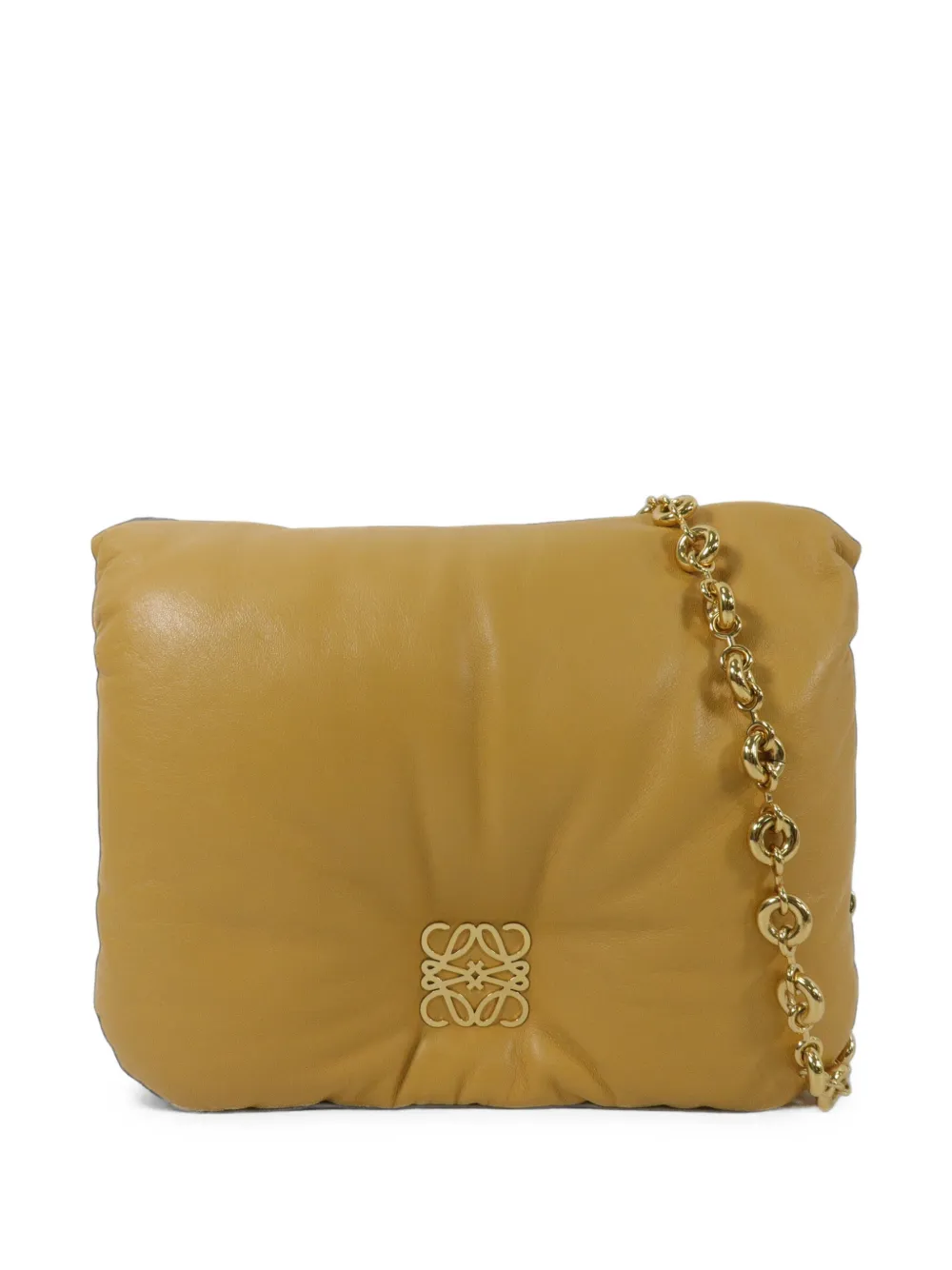 Loewe Pre-Owned Goya Puffer shoulder bag - Giallo