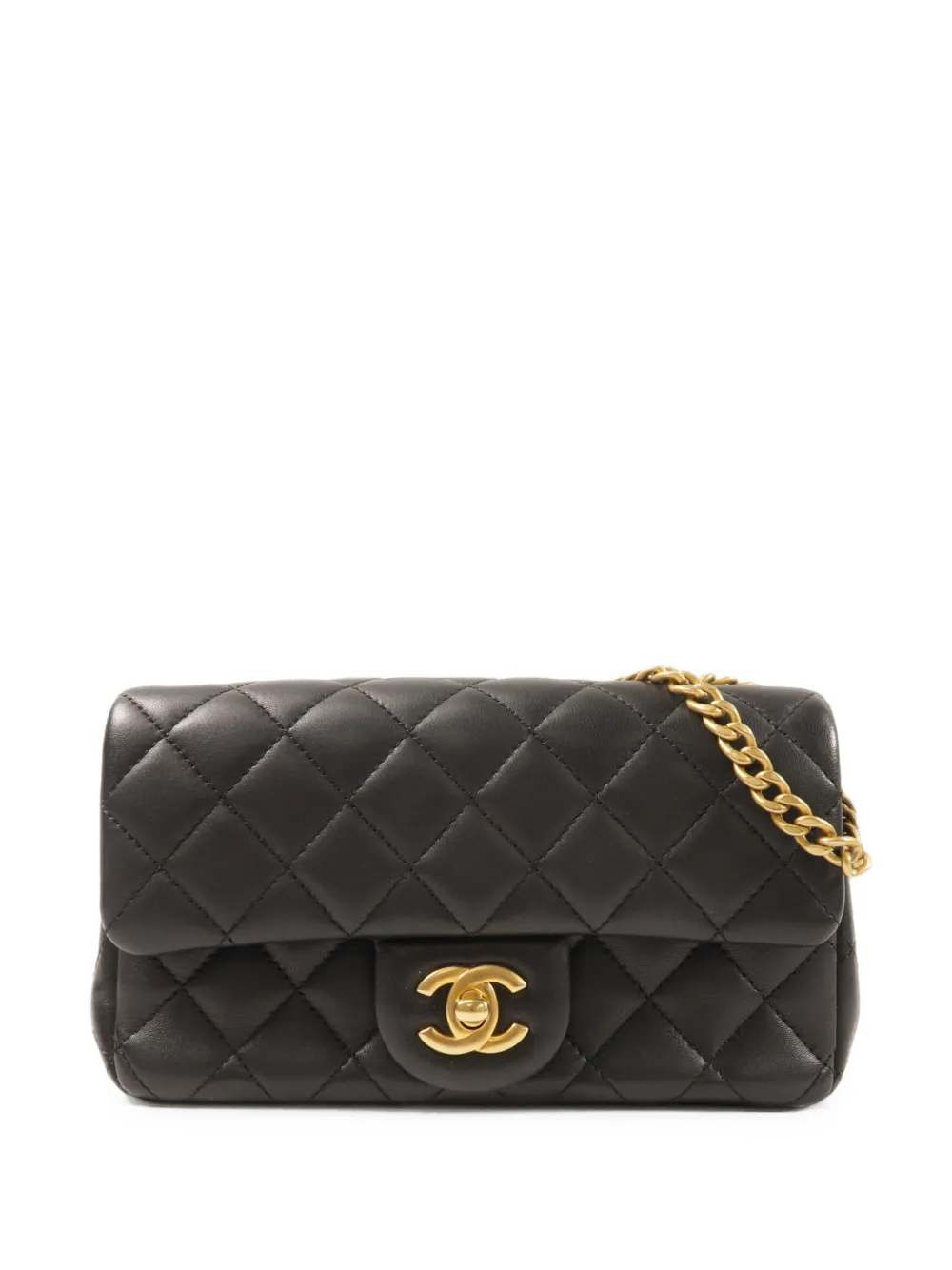CHANEL Pre-Owned quilted chain-link shoulder bag - Nero