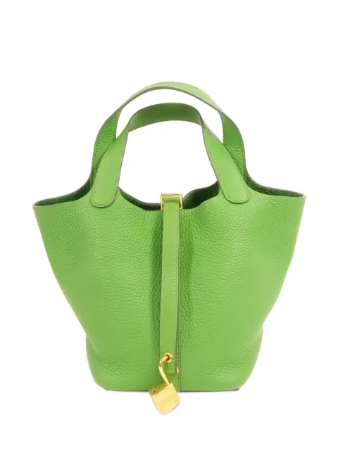 Hermès Pre-Owned 2023 PM Picotin leather tote bag