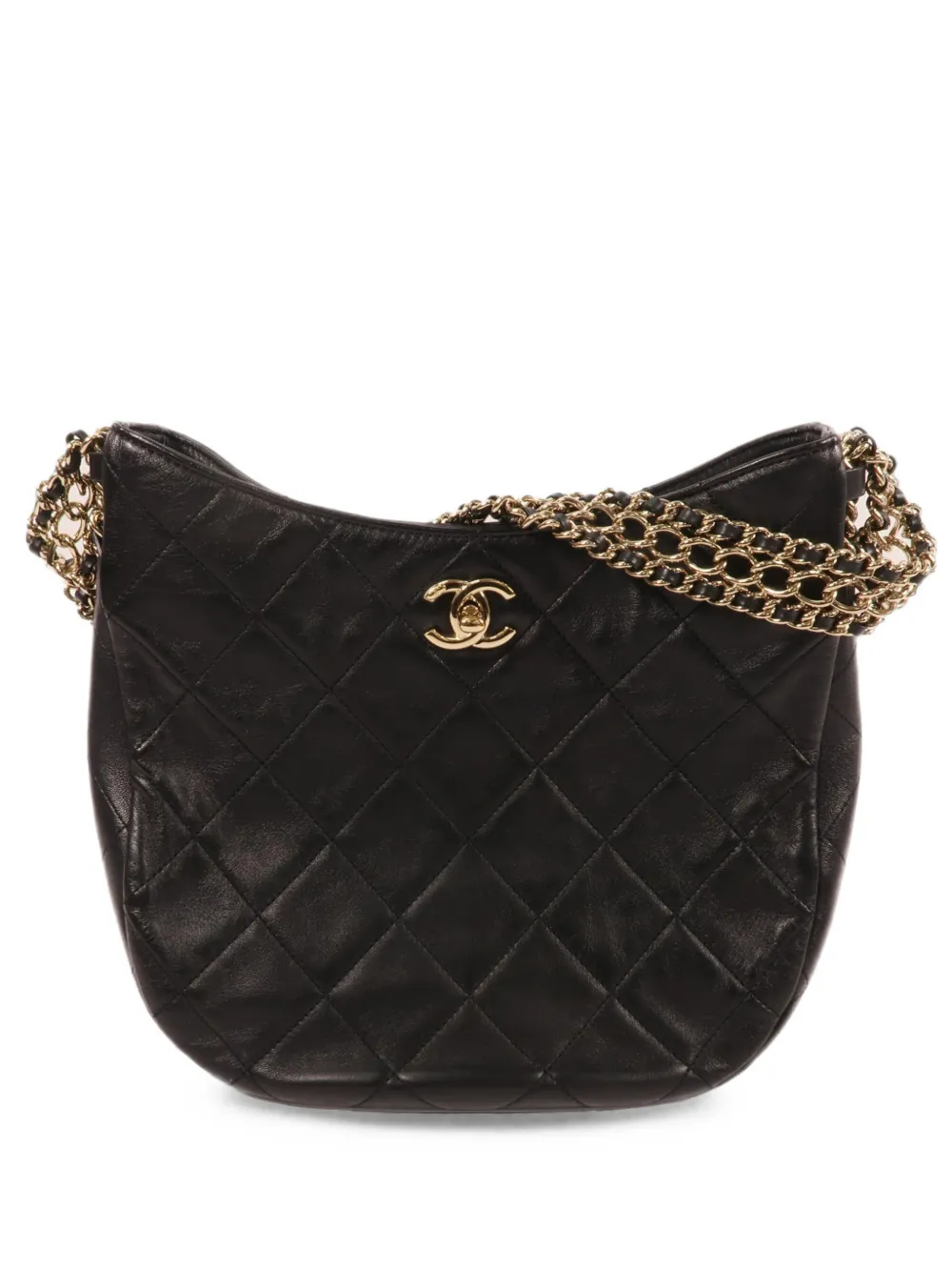 CHANEL Pre-Owned quilted CC turn-lock shoulder bag - Nero