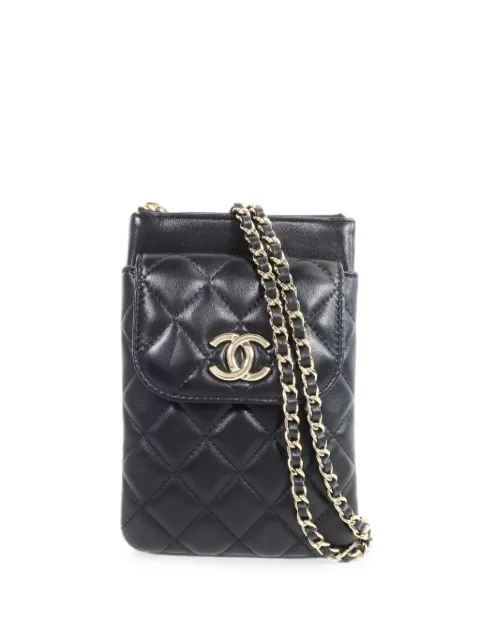 CHANEL Pre-Owned quilted CC phone bag