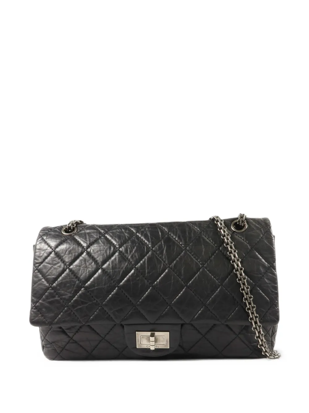 CHANEL Pre-Owned 2.55 Maxi chain strap shoulder bag - Nero