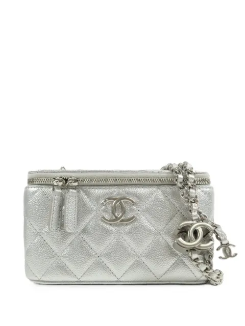 CHANEL Pre-Owned bolsa de hombro 25B Vanity Case de piel de becerro