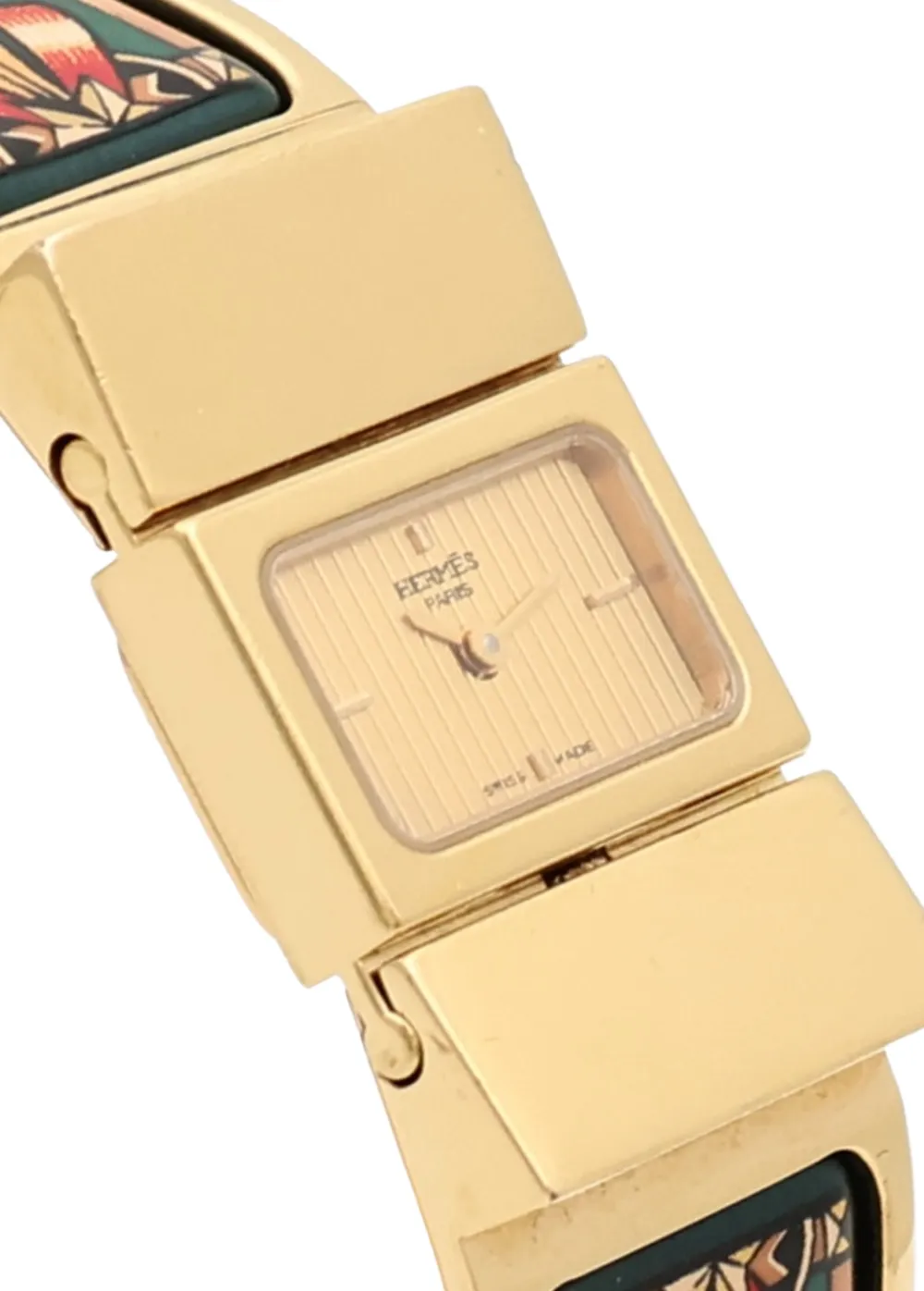 Hermès Pre-owned 2001 Loquet 30mm Watch in Gold, view 3