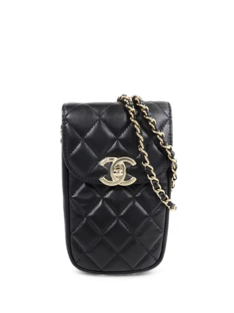 CHANEL Pre-Owned quilted CC turn-lock shoulder bag