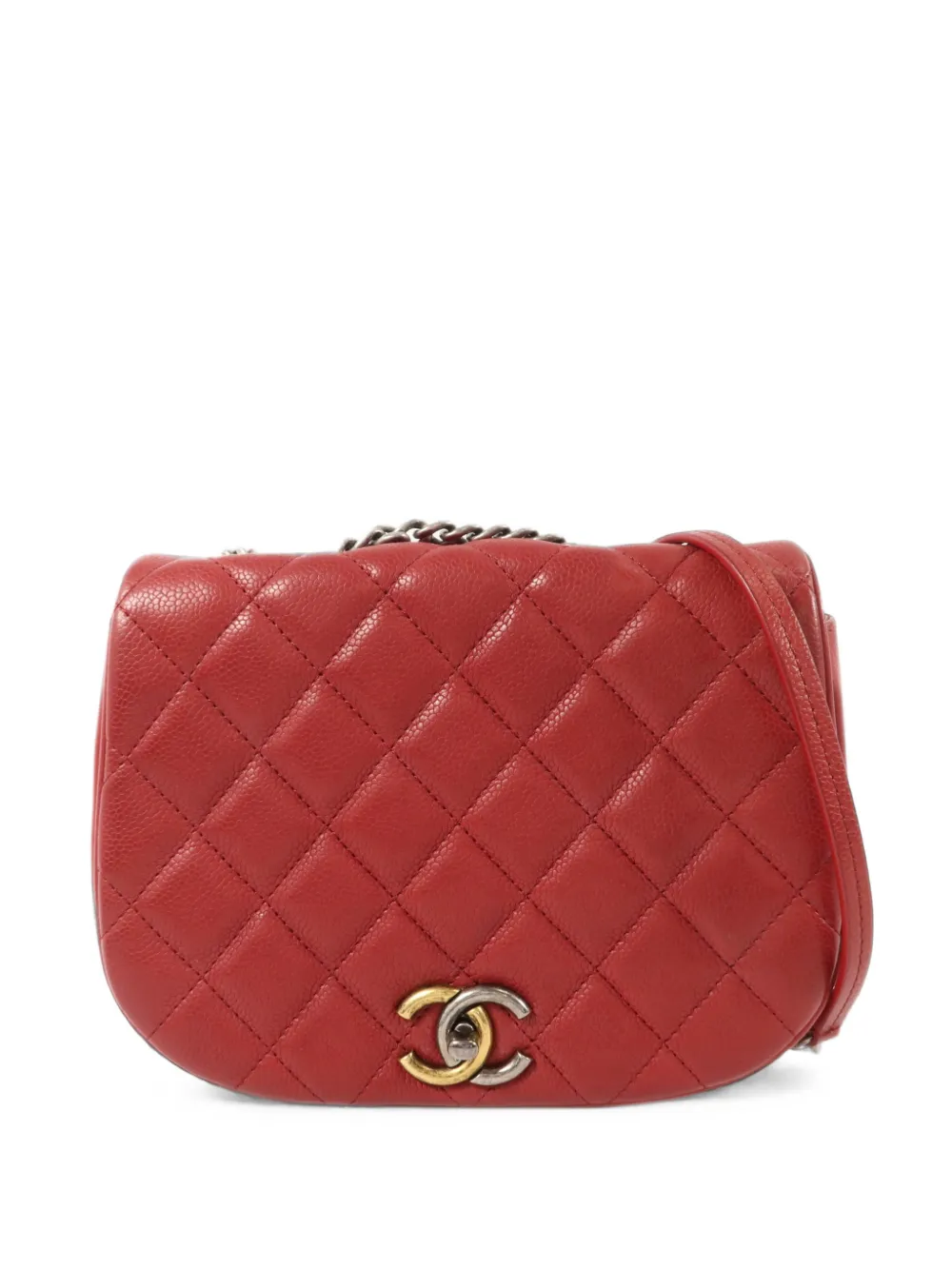 CHANEL Pre-Owned CC Chain shoulder bag - Rosso