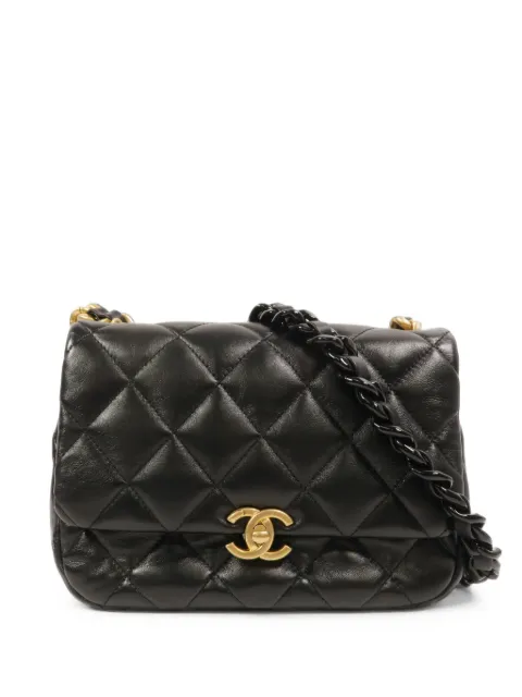 CHANEL Pre-Owned Quilted CC turn-lock shoulder bag