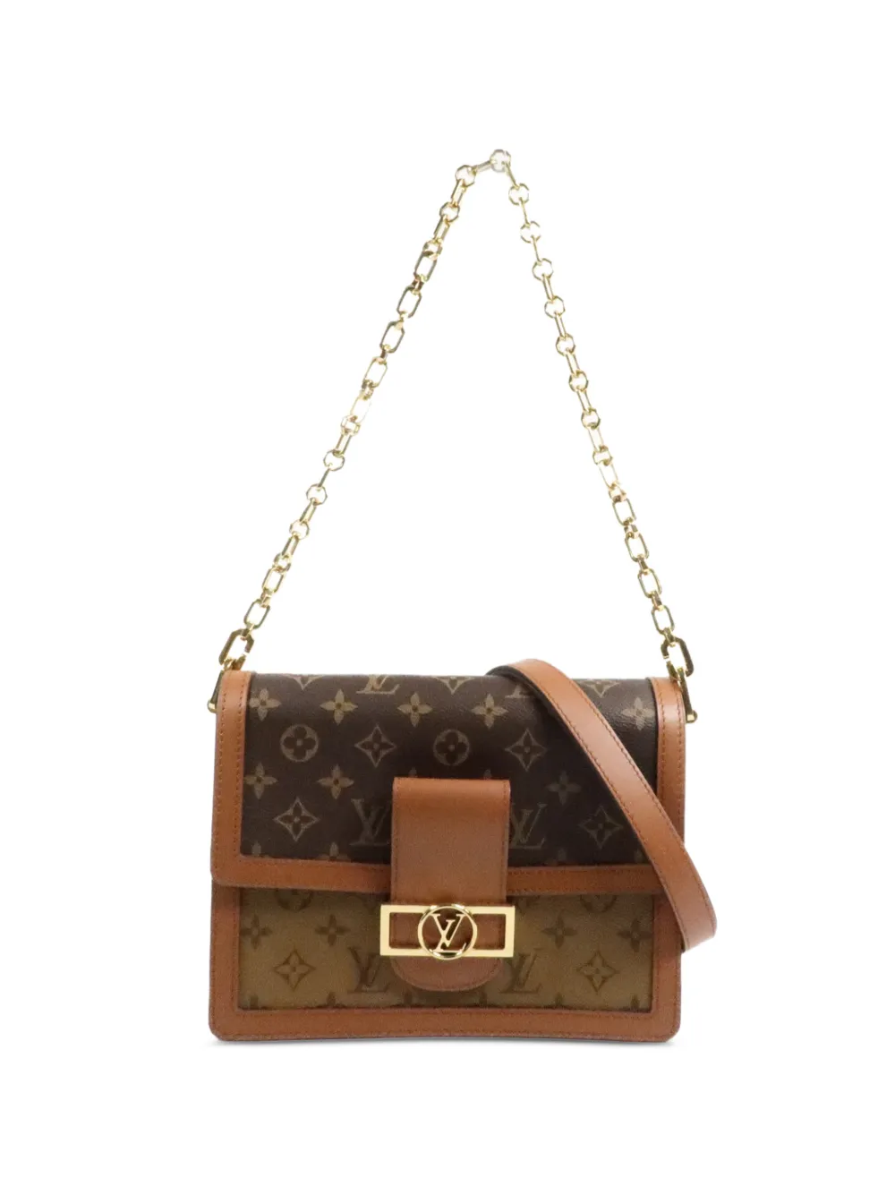 Louis Vuitton Pre-Owned MM Dauphine Monogram Reverse shoulder bag - Marrone
