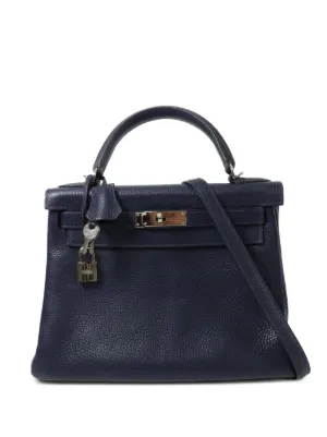 Hermès Pre-Owned 2020 pre-owned Birkin 25 Handbag | Blue | FARFETCH