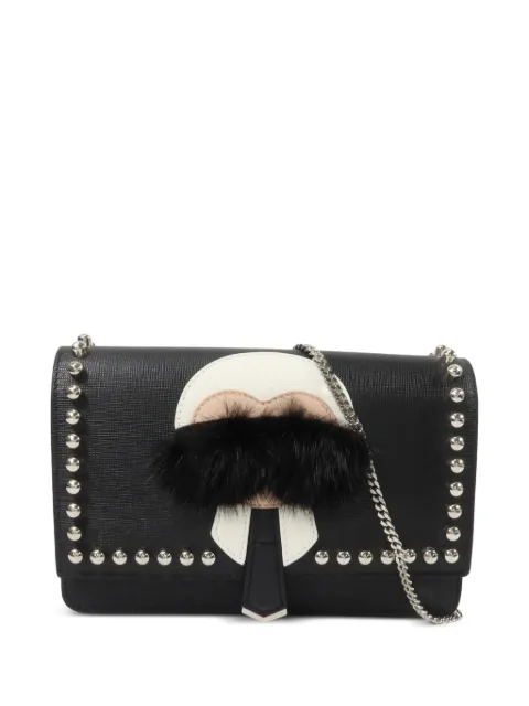 Fendi Pre-Owned Karlito studded crossbody bag